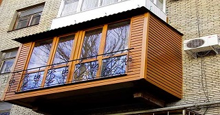 Внешняя отделка балкона Вятские Поляны цена от 1016 руб. м/2.